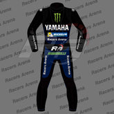 Franco Morbidelli Monster Energy MotoGP 2022 Motorcycle Leather Race Suit Back